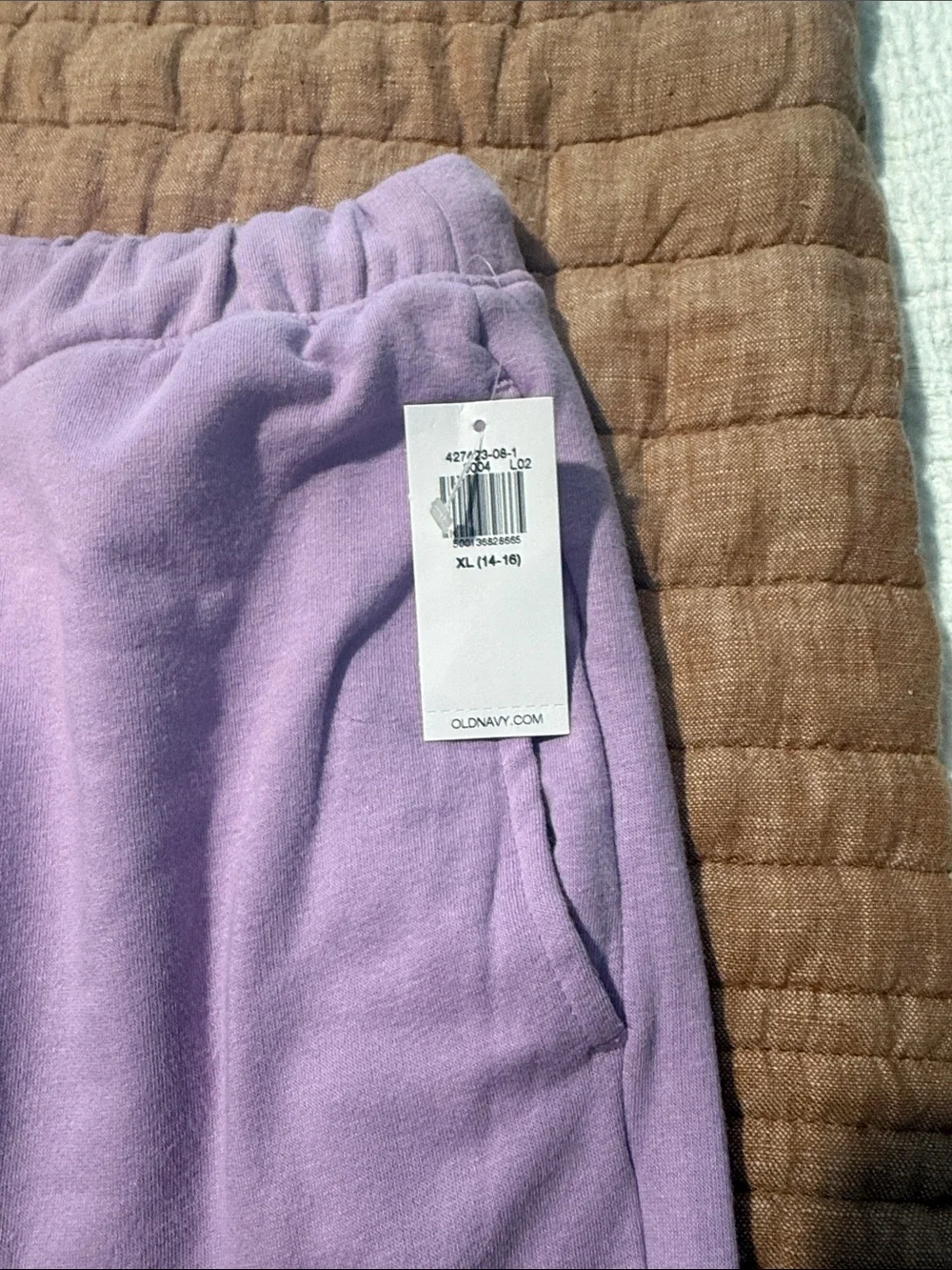 New purple old navy girls sweatpants